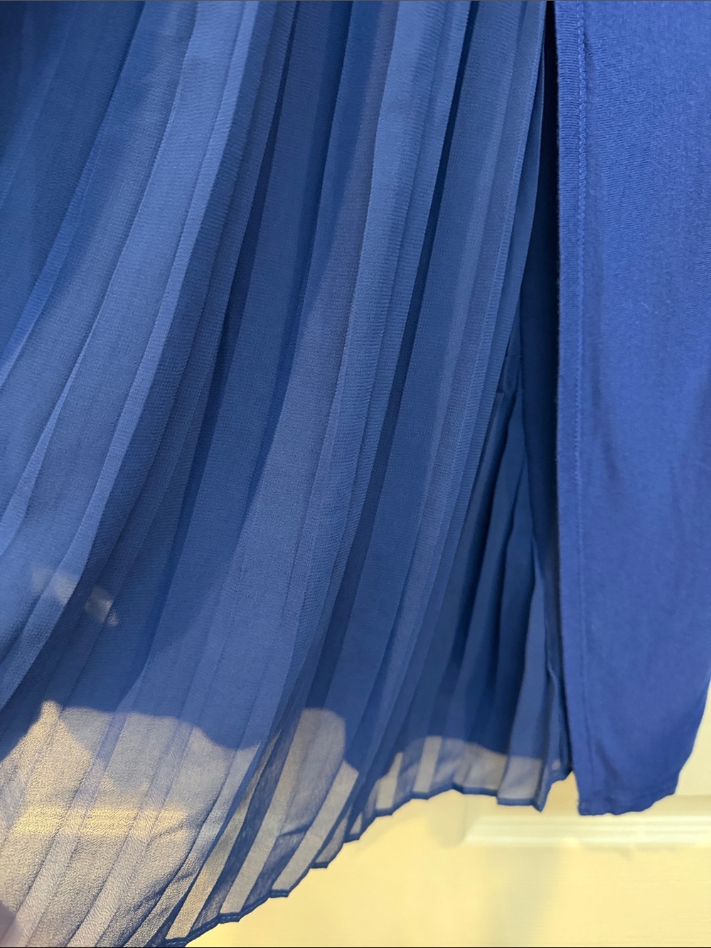 Express Royal Blue Short Sleeve Top - Picture 5 of 5